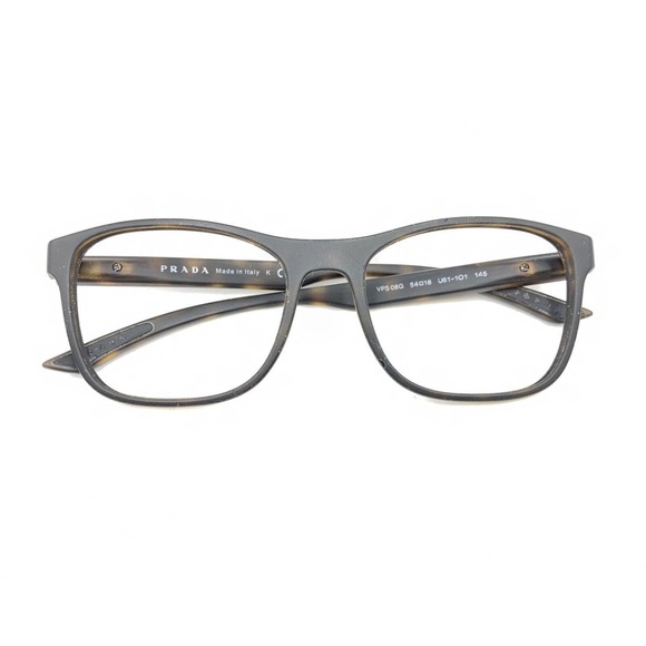 Prada VPS 08G U61-1O1 Matte Tortoise Brown Eyeglasses Frames 54-18 145 Italy - Picture 12 of 12